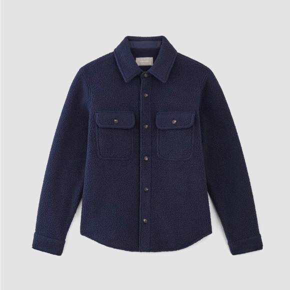 NWT Everlane The ReNew Fleece Everyone Overshirt - Picture 6 of 15
